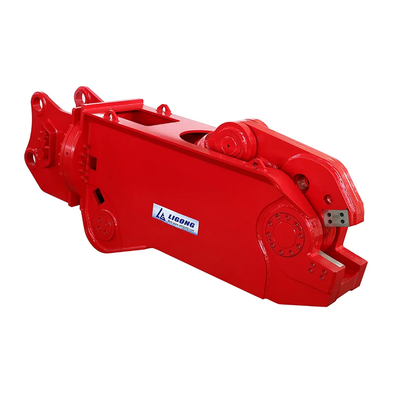 Faster cycle times train rail cutter for excavator 40 000 to 60 000 lbs