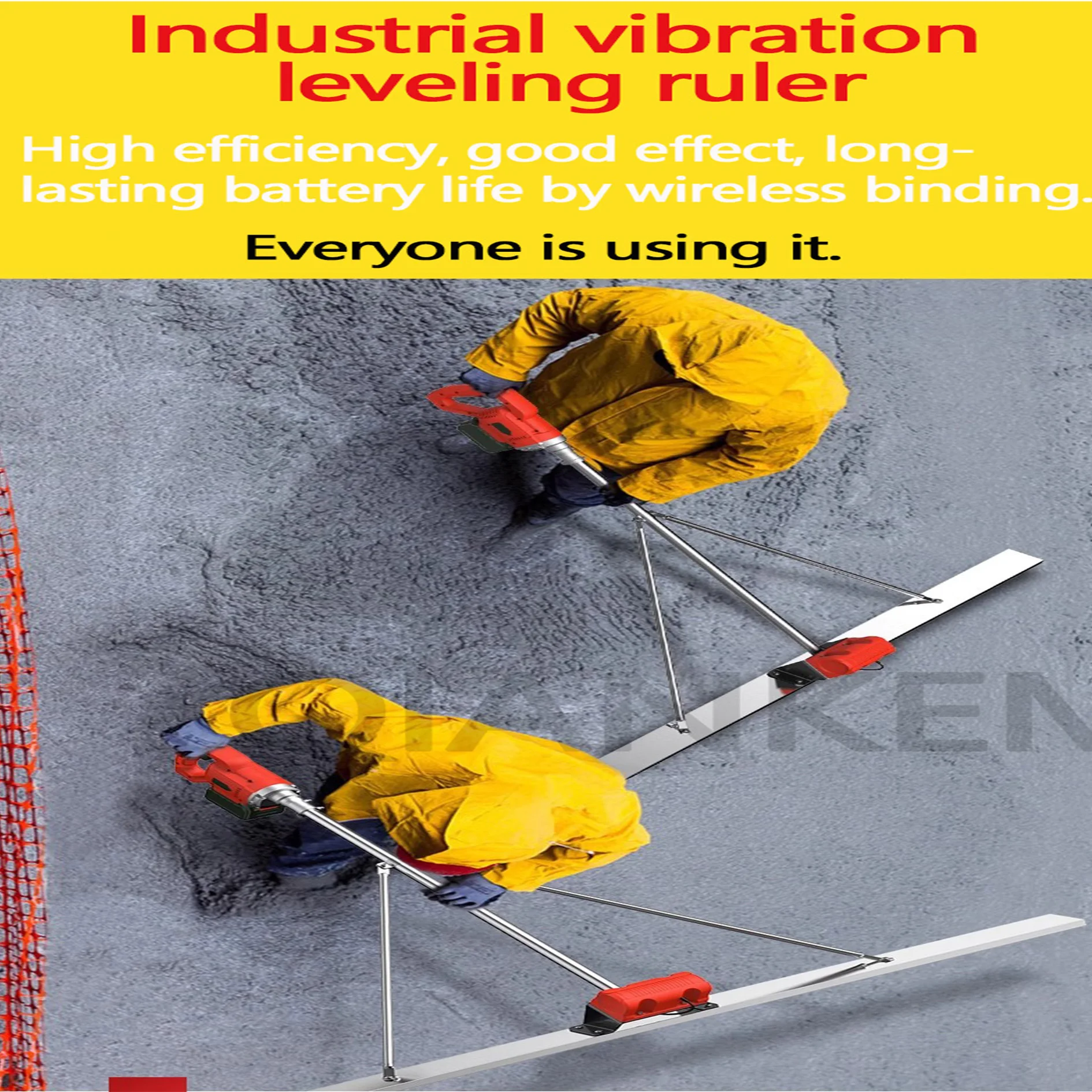 Construction Stainless Steel Concrete Reinforced Vibration Plane Surface Finmachine Concrete Flat Plate And Vibration Motor