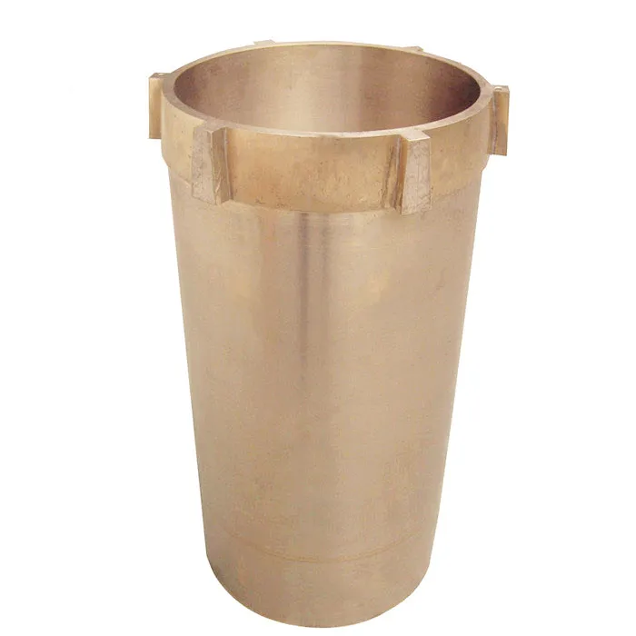Mechanical Equipment Sliding Parts Wear Resistance Cylindrical Copper Sleeve
