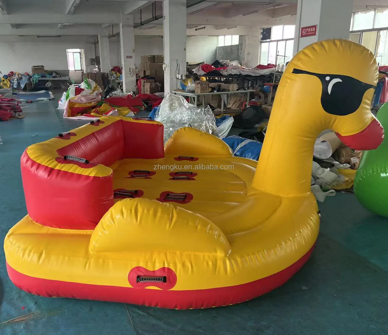 Новая дизайнерская надувная плавающая буксируемая водяная Утка Лодка для продажи