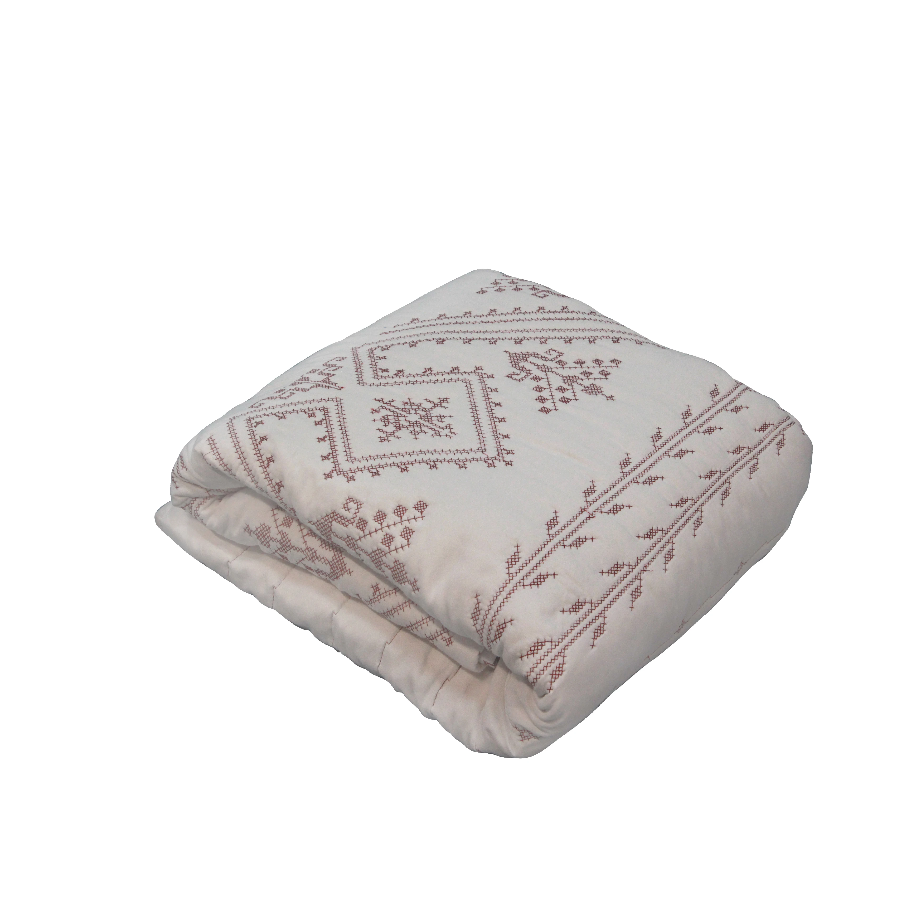 
Factory direct home hotel summer bed quilted bedspreads smart comforter cotton bed quilt 