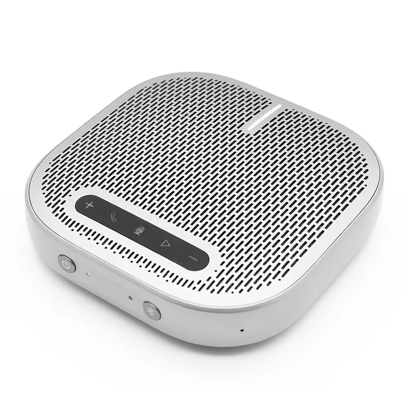 360 Omnidirectional Wireless Speaker Audio Pickup Conference Speakerphone Mobile Phone Black Gift Computer Microphone Box Style