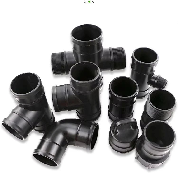 Plastic Coupling Tee End Cap Elbow For Farm Irrigation Layflat Hose & Rain Tape irrigation tape In Drip Irrigation System