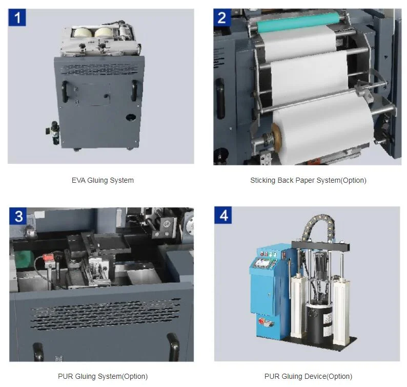 Record Low Environmental Protection Ellipse Hot Melt Glue Book Binder Binding Machine