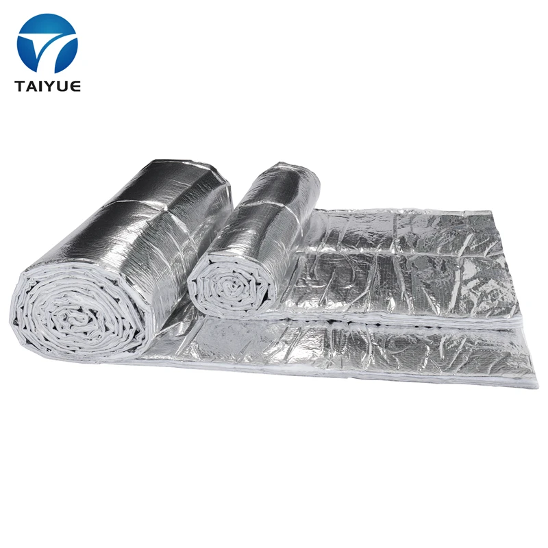 Multi layer aluminum foil bubble thermal reflective insulation