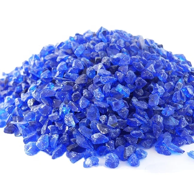 wholesale crushed crystal colored glass