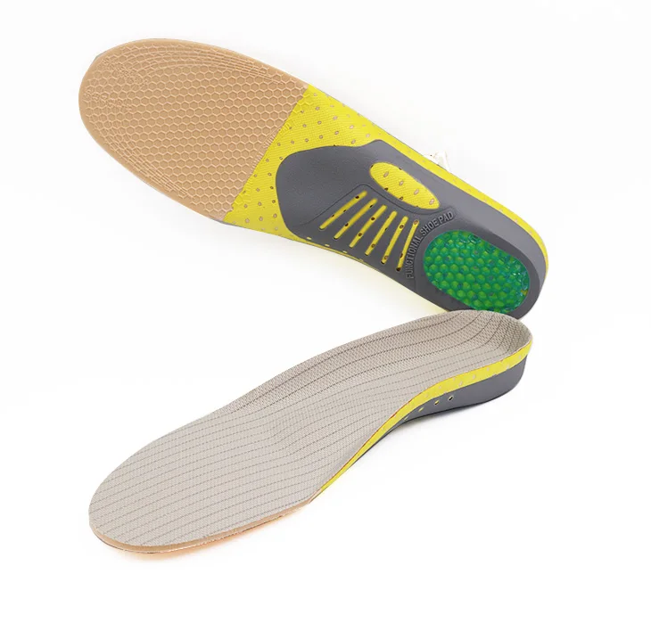 Полная длина арки поддержка дышащий EVA спортивные ортопедические стельки для обуви с ТПУ оболочки