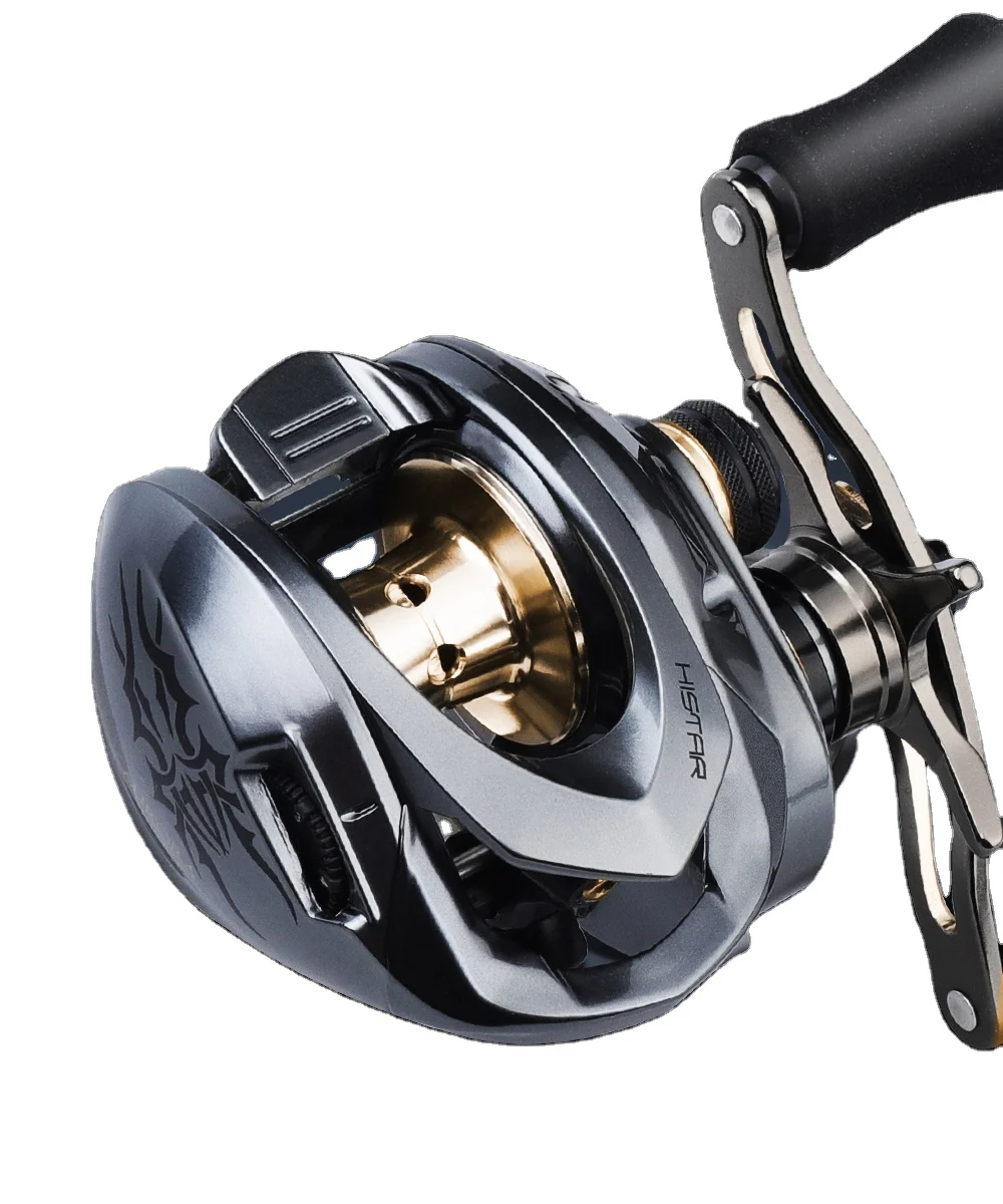 Histar Manufacturer Heavy Drag Power Light Weight Long Casting High Ratio Metal Rotor Baitcasting Reel Fishing Tackle