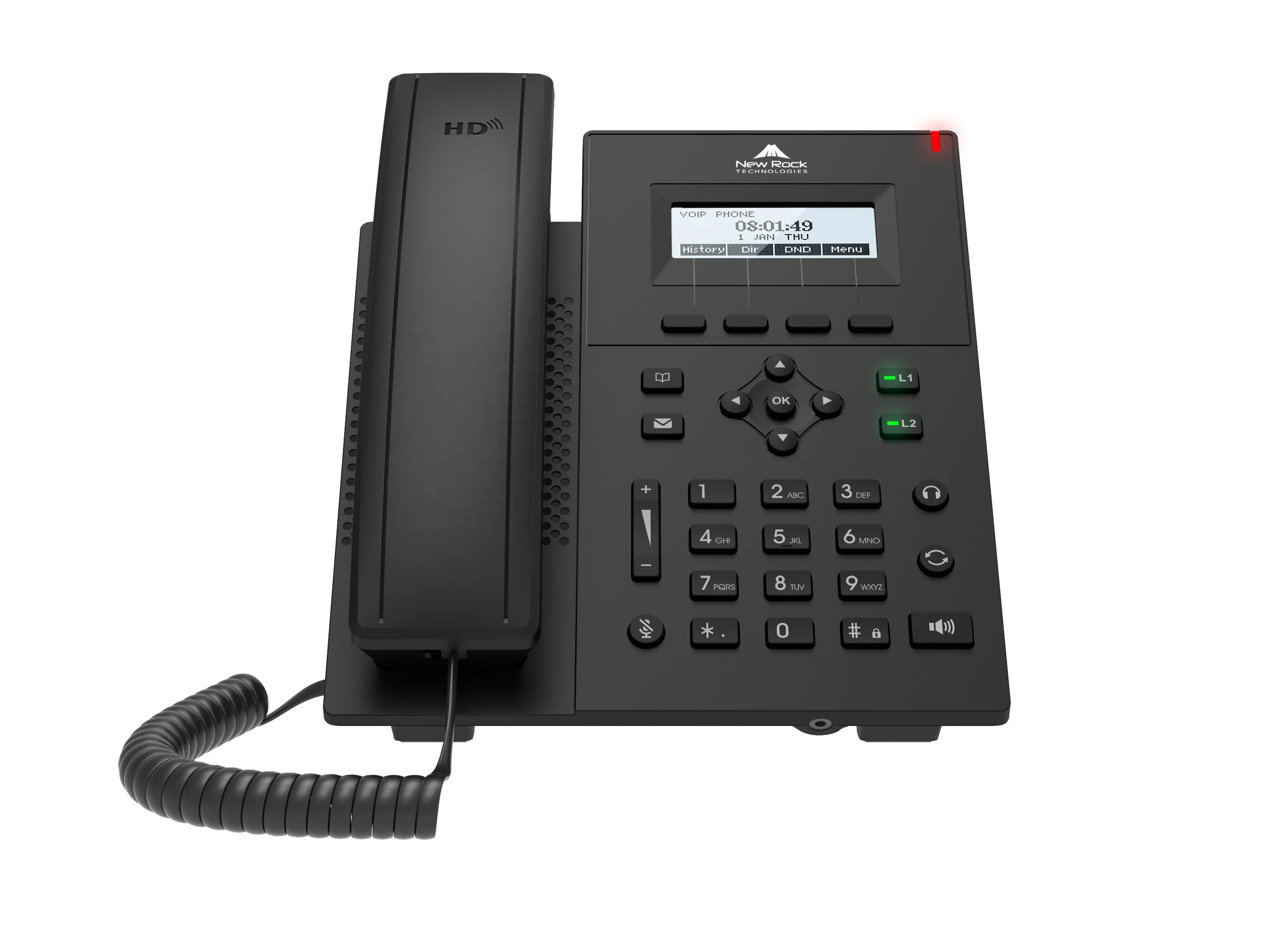 Highly cost effective Entry-Level SIP VOIP Phone 2 Lines 3-Way call X1S