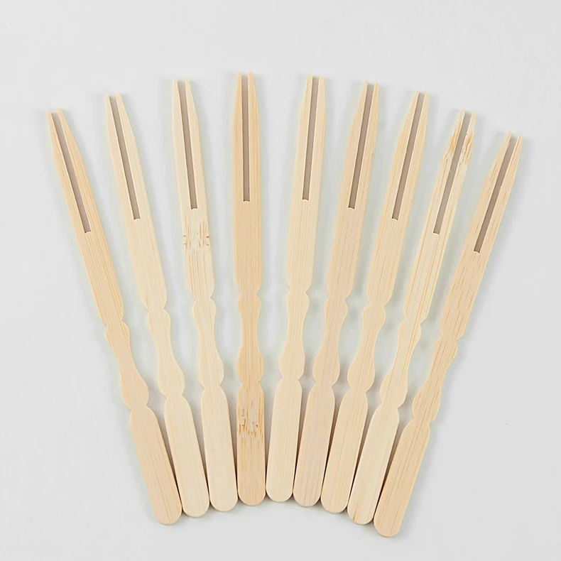 Promotion Hot Sale At Affordable Price Mini Wooden Forks Disposable Fruit Fork