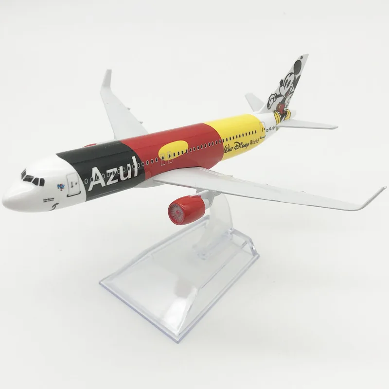 16cm Azul Airline Airbus A320 neo Aircraft Model Diecast Alloy Plane Toy