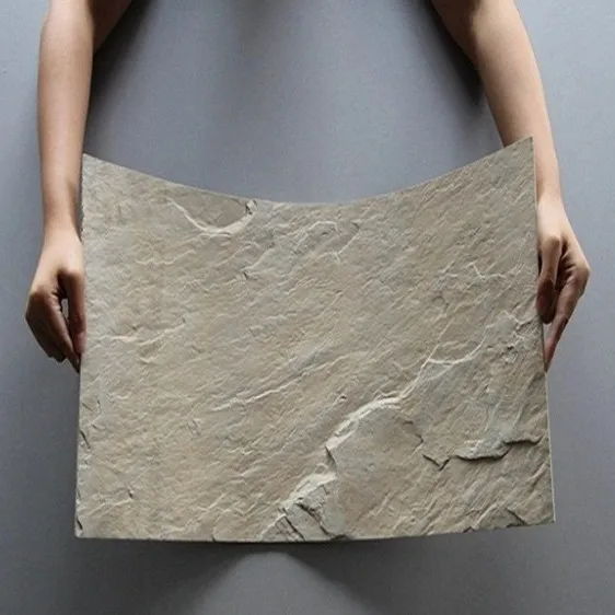 
Flexible Grey Natural Stone Wall Tiles Outdoor Exterior Cladding Tile 8x16 3D Tiles For Wall 