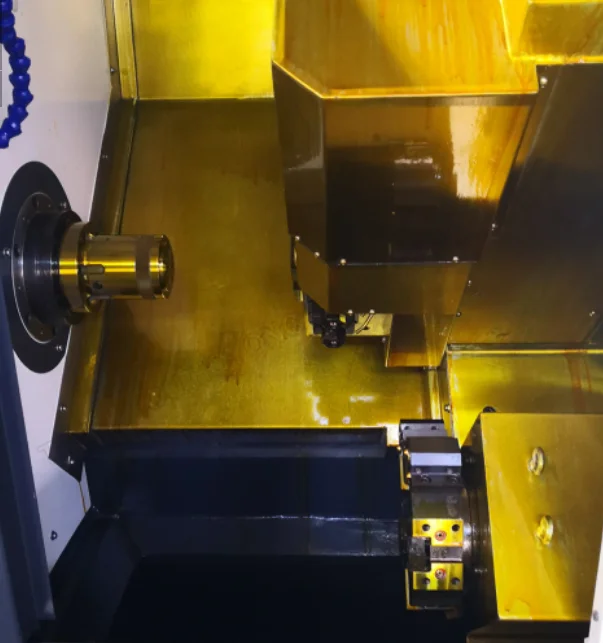 CNC Lathe Machine Price with Bar Feeder 12-Station Servo Hydraulic Rotary Turret