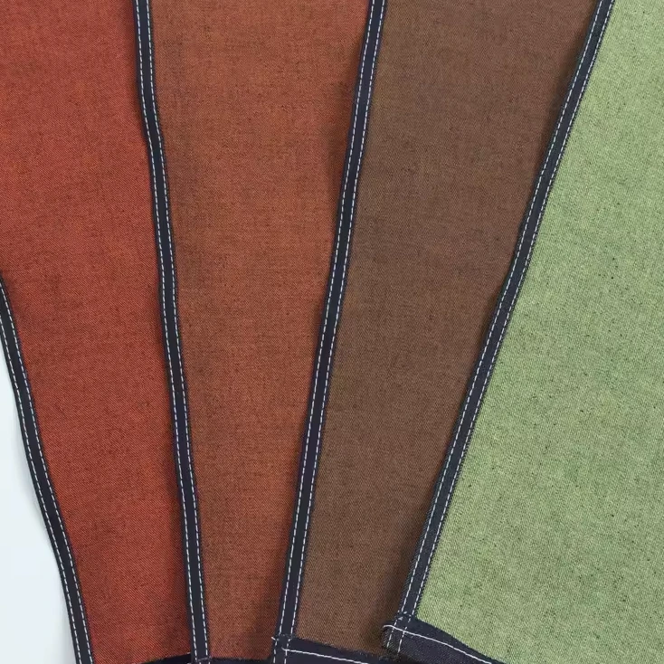 10 oz colorful backside   woven  denim fabric  for jeans