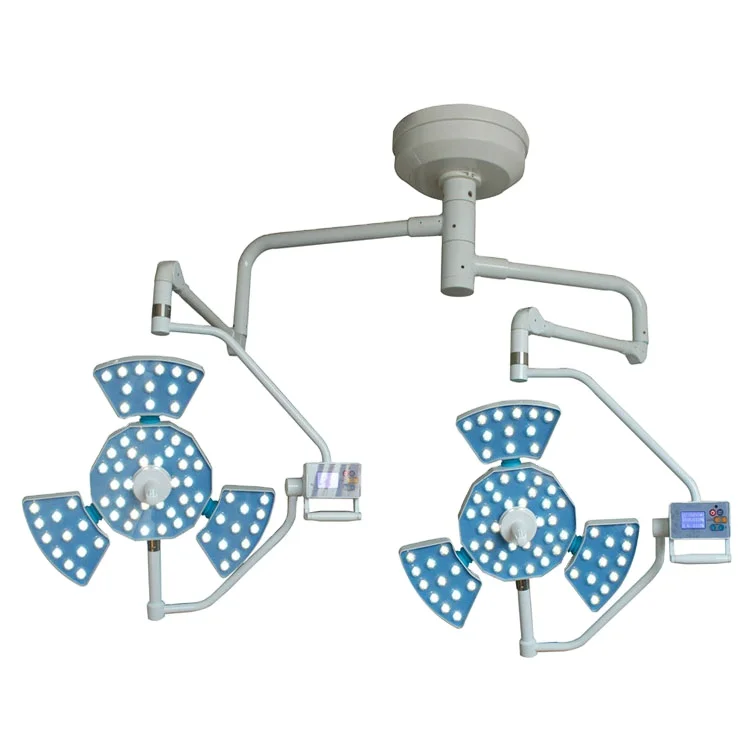  JQ-LED0404-3 двойной головкой 120 000lux LED медицинский хирургический светильник бестеневой рабочий больничное