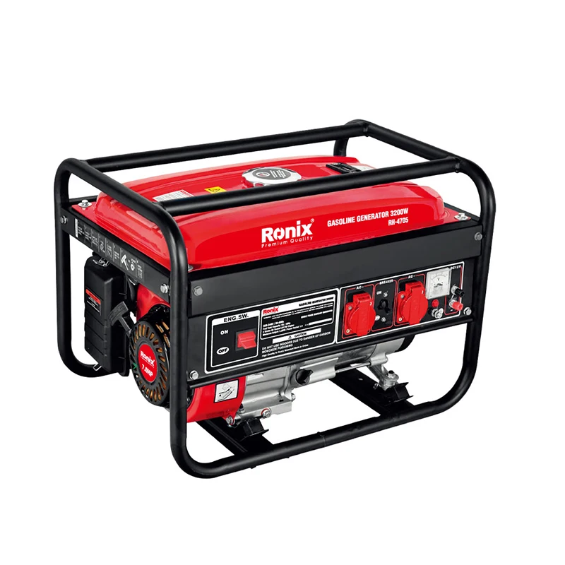 RONIX RH-4705 copper 2800-3000W 7HP 210cc mini Gasoline Engine Portable Power Electric diesel silent Gasoline Generator