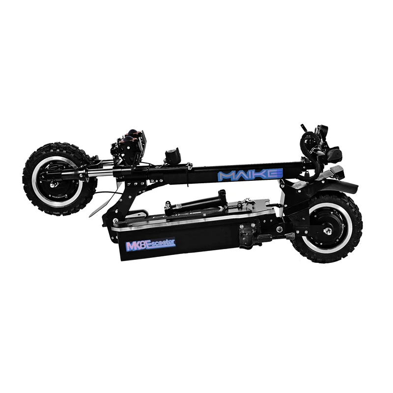 Reasonable Price maike mk8 60v e scooter with seat 11 inch big wheels 5000w dual motor fast 80km h electric scooter
