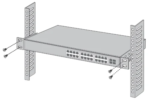 
SFP Switch Vlan 250 meter AI POE Fast Ethernet 24 Port Gigabit PoE Switch For hikvision ip camera 