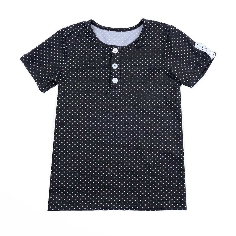 2024 hot sale Boys & Girls Cartoon Pattern Summer cotton Kids Clothing Sets Baby Shirts & Tops Cotton clothing for kids