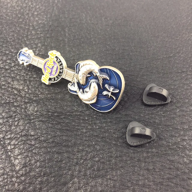 Custom Designer Marking Machine Guitar Metal Brooch And Lapel Pins Badge