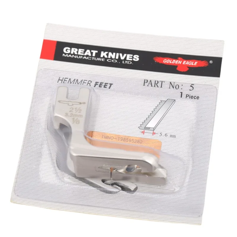 Golden Eagle Hemmer Foot 120803 for lock stitch sewing machine part hemming foot