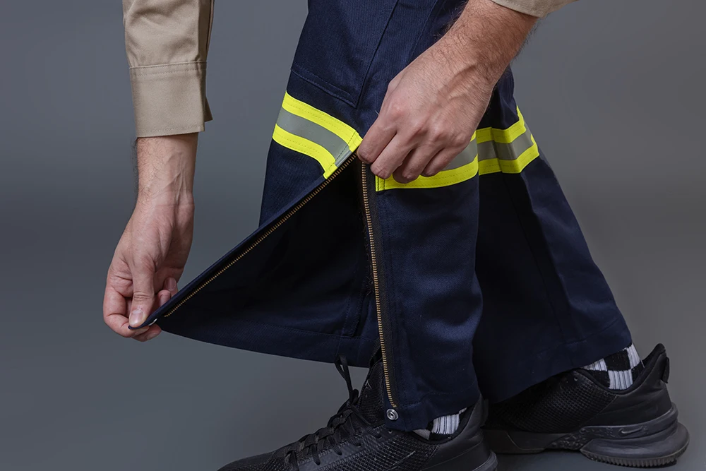Factory Direct Custom Fire Resistant Reflective Work Men Mechanic Bid Overalls