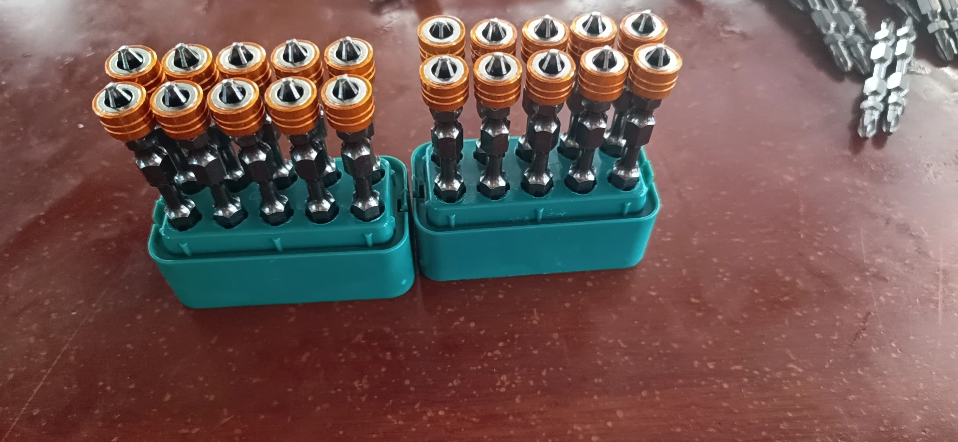 10Pcs PH2 head Magnetic screwdriver bit set Cross double non-slip 65mm length with screw