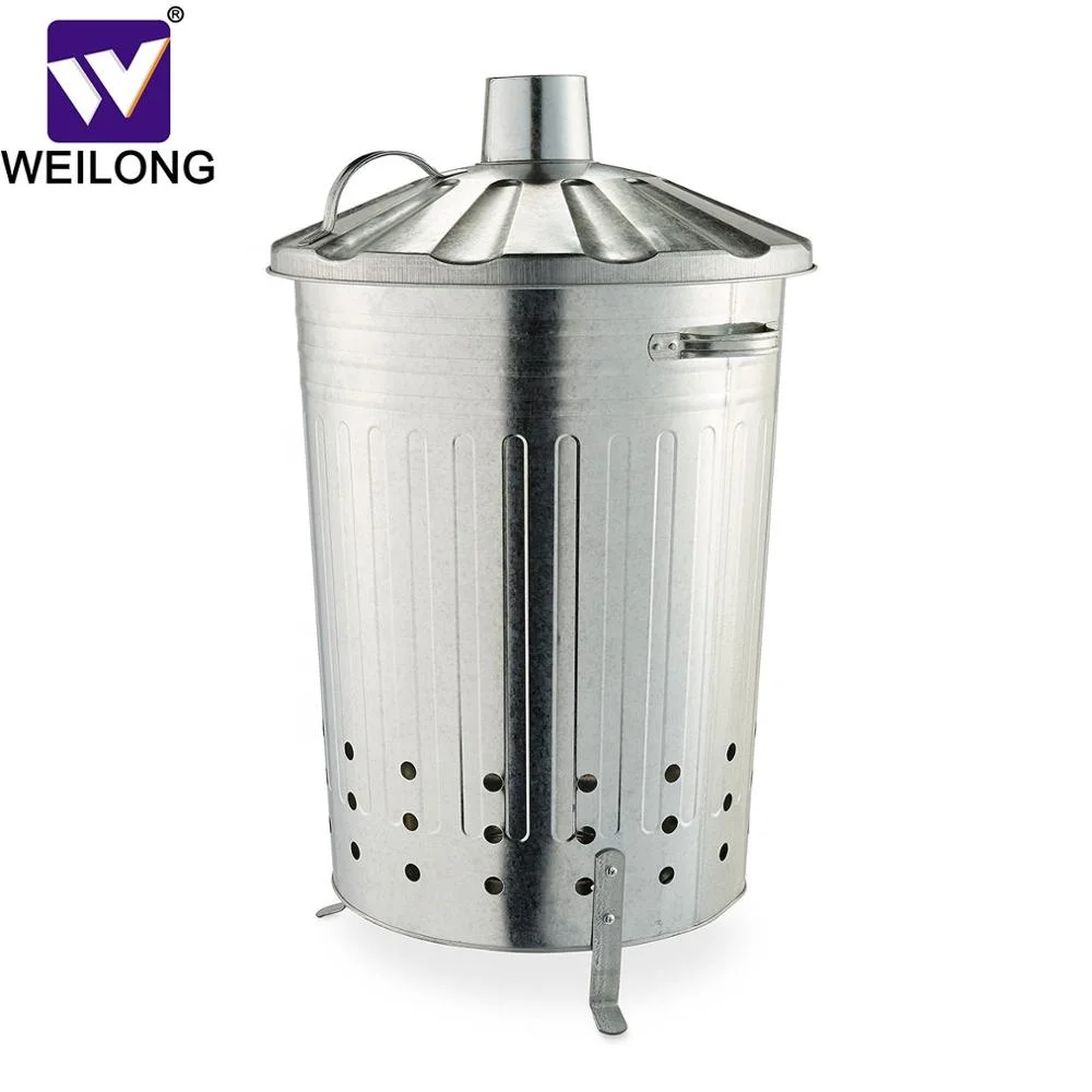 85L Home garden incinerator/Garden waste incinerator/85L Galvanised Incinerator Fire Bin