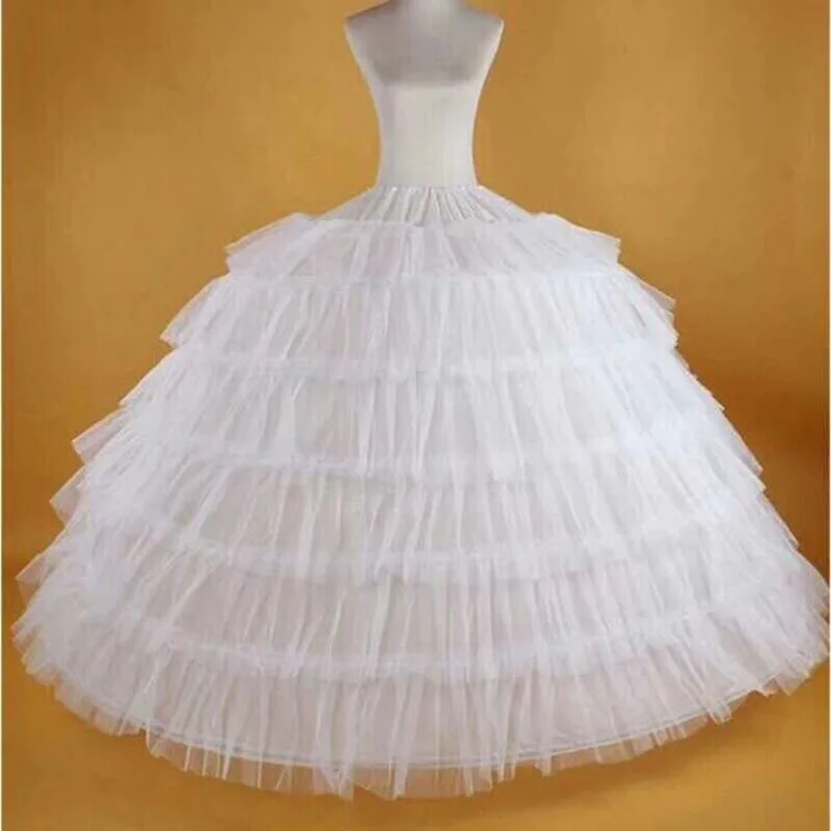 New Factory Wholesale Oversize 6 Hoop Crinoline Colossal Puffy Petticoat For Ball Gowns