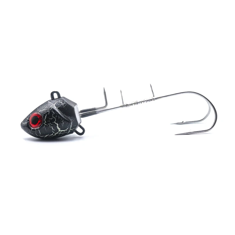 Sportpro Jig Head Fishing Slow Fall Pitch Saltwater Vertical Lead Fishing Lures Hook round ball jig head Tenya Jig Head