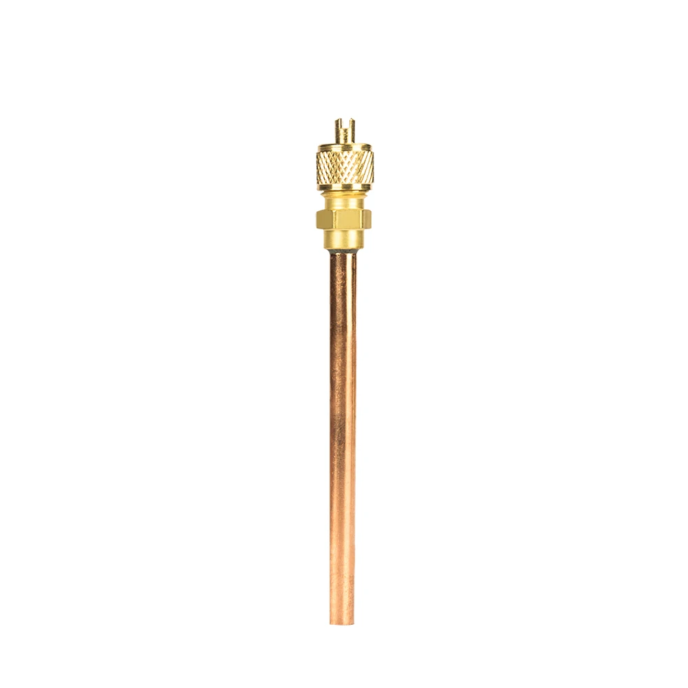 Access valve refrigeration parts copper access valve manufacture 1/4 inch