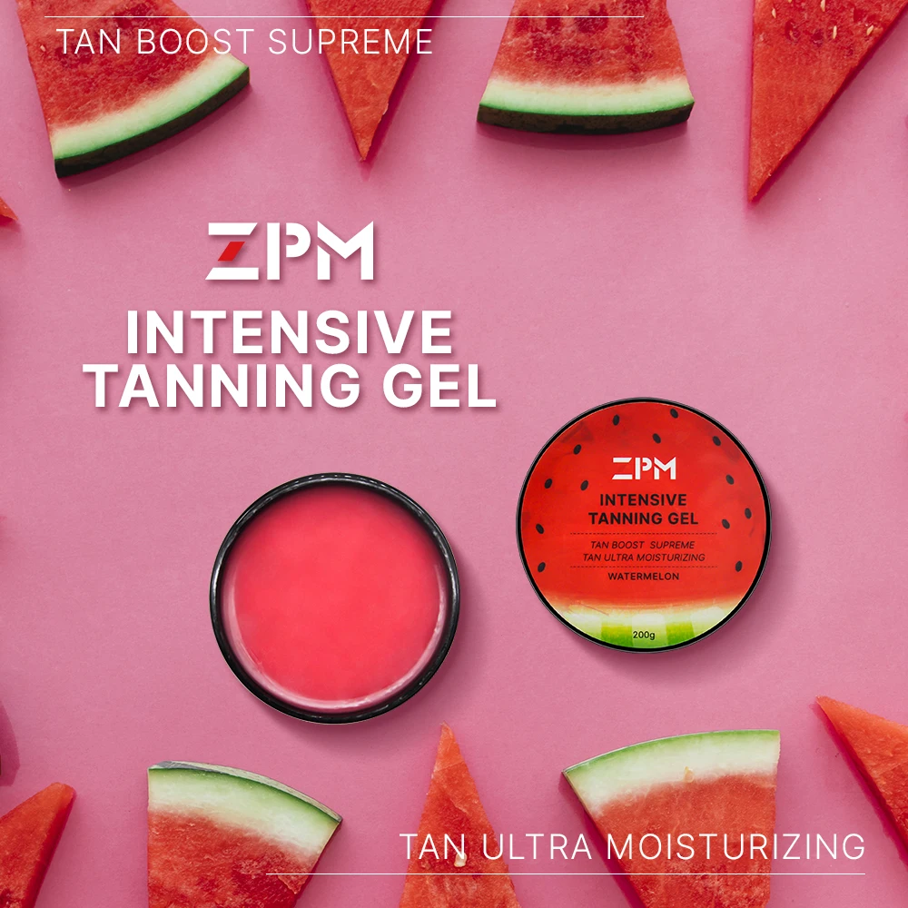 Isner Mile OEM/ODM Private Label Express Tanning Gel Sunshine Dark Sunbed Body Care Tanning Butter Cream with SPF UV/UB