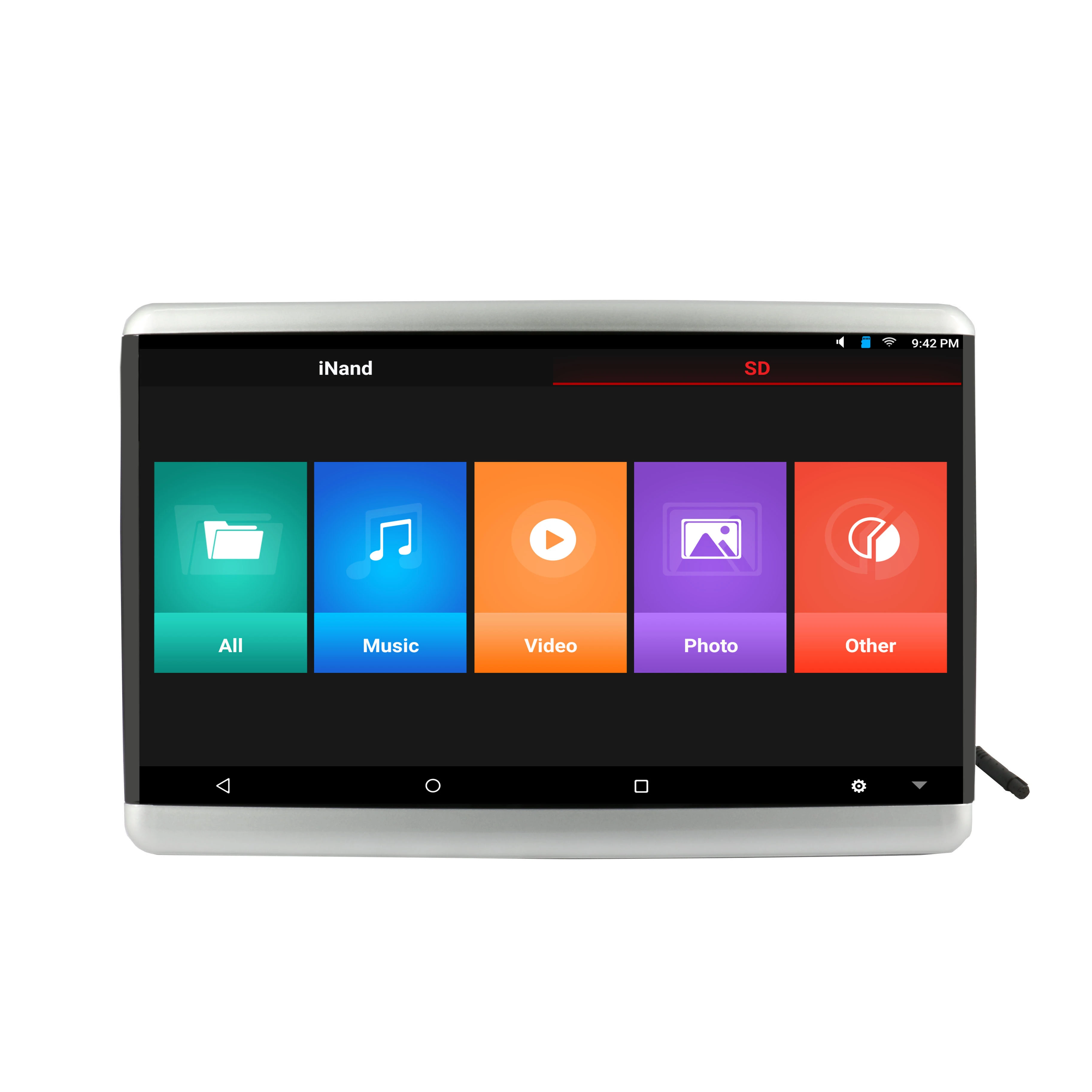 Hot sale 12.5  inch Android car headrest  player car back seat lcd monitor with wifi