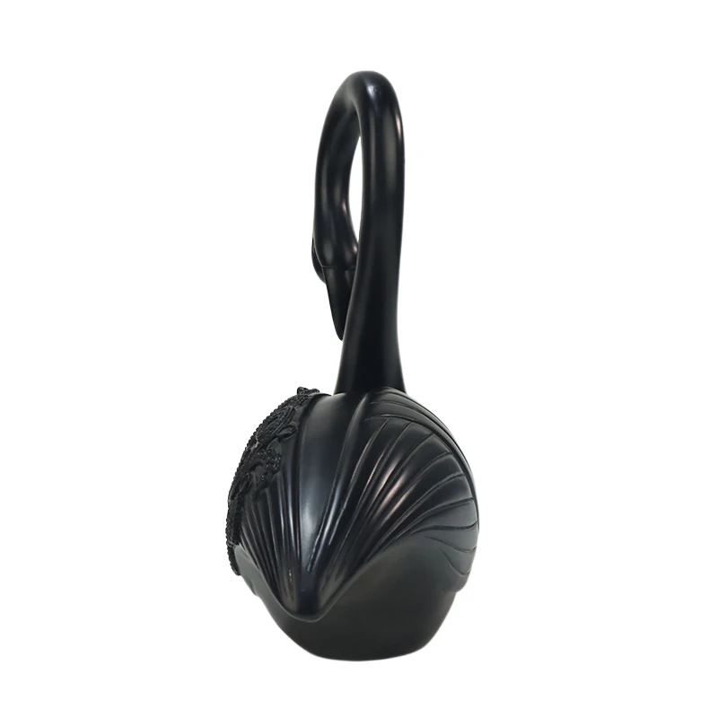 Custom Made Life Size Elegant Black Swan De Luxe Cheap Modern Home Decorations