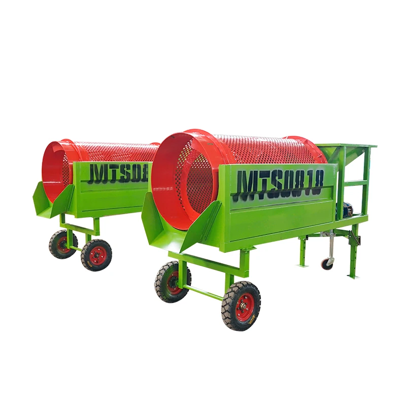 Small Industrial Rotating Drum Sieve for Rotary Malt Wood Sawdust Fertilizer Stone Soil Wastewater