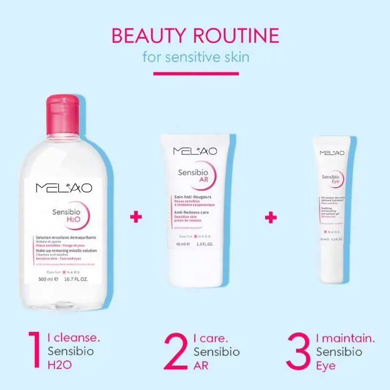 Wholesale Private Label organic Deep Moisturizing Face Lip Eye Makeup Remover Micellar Cleansing Water