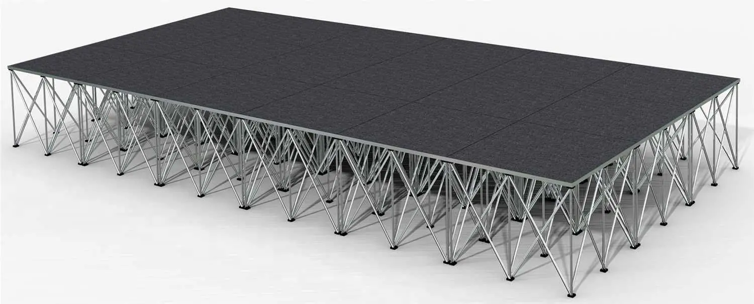 1*2m Aluminium Portable Platform Wedding Stage Folding Stage  Party Stage For Concert