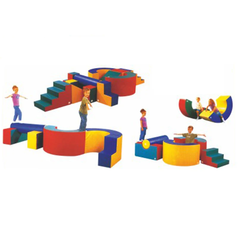 Foam Climbing Blocks Toddler Soft Play Equipment Module Block Set Soft Zone Climb and Crawl Activity Play Toy for Nursery School