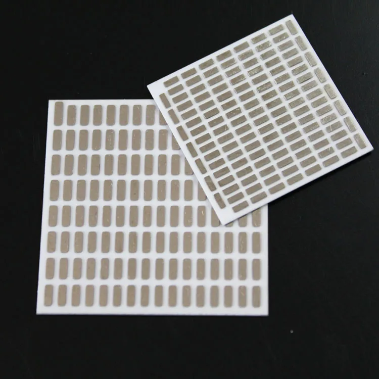 95% 96% Plated Layer Nickel Gold Metallized Al2O3 Alumina DBC Substrate