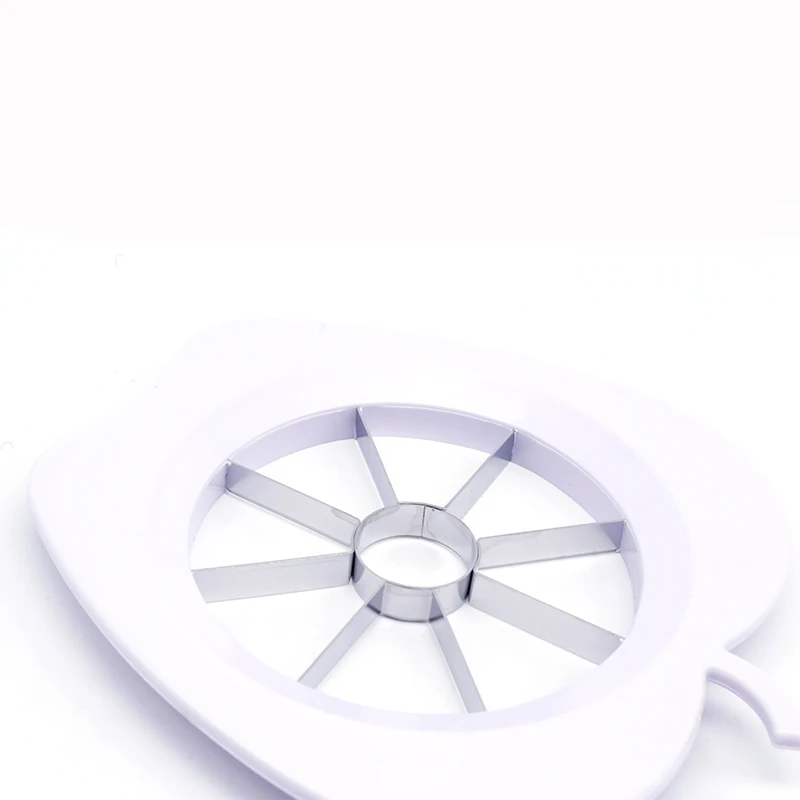 Amazon Hot Sell Kitchen Gadgets Stainless Steel Blade Plastic Handle Corer Fruit Cutter Pear Apple Slicer