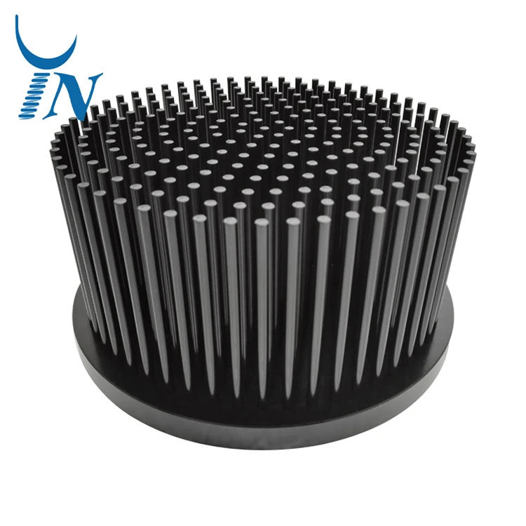 Custom D180mm Round Cold Forging Heat sink Aluminum Radiator Pin Fin Heat Sink for Led Light Radiator