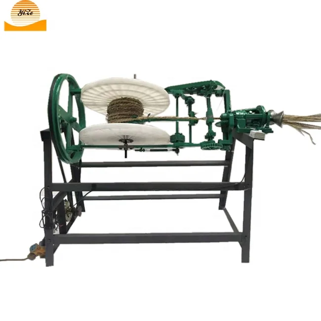 Automatic straw rope knitting making spinning machine grass rope machine