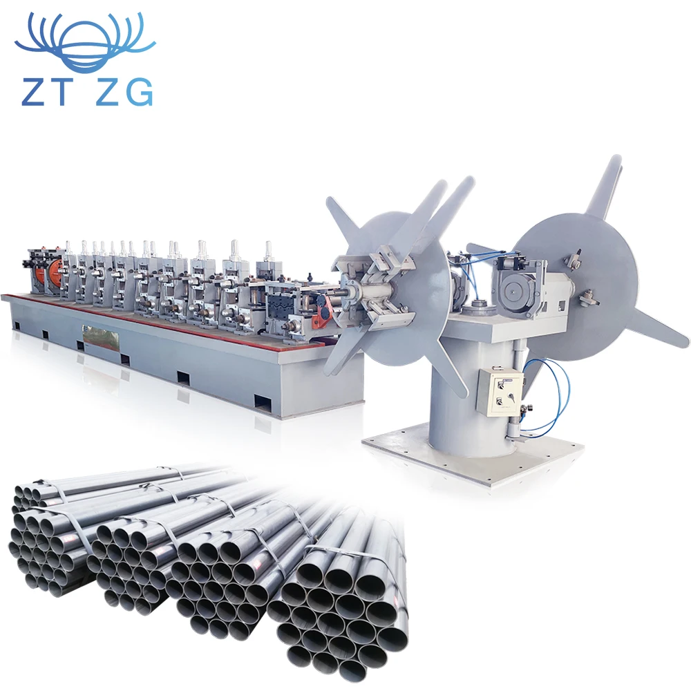 China factory price steel water well casing pipe making machine
