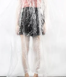 Cheap Price Plastic Hairdressing PE Cutting Disposable Hair Barber Salon Cape Apron hairdressing cape