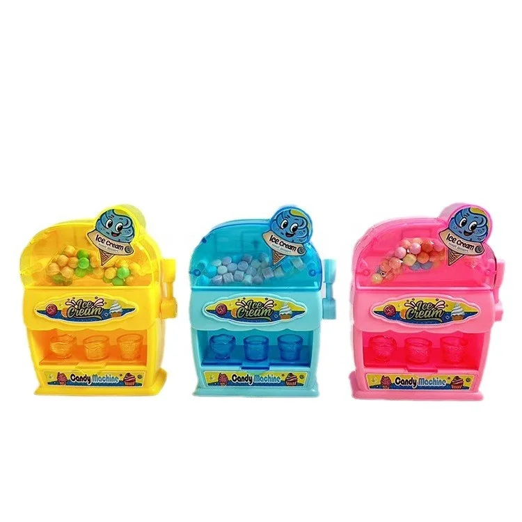 Sweet Toy Candy Funny Ice-cream Candy Jackpot Slot Machine Bubble Gum Candy Dispenser