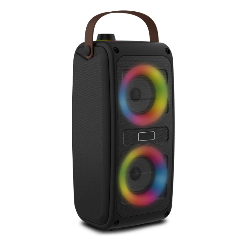 Новое поступление, светодиодный динамик Boombox, FM-радио, микрофон, освещение, атмосферная лампа, динамик, аксессуары с инструкцией OEM
