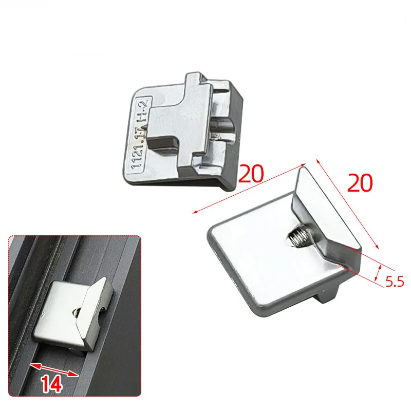 Broken bridge aluminum alloy window lock bar connector door and window fittings lock block