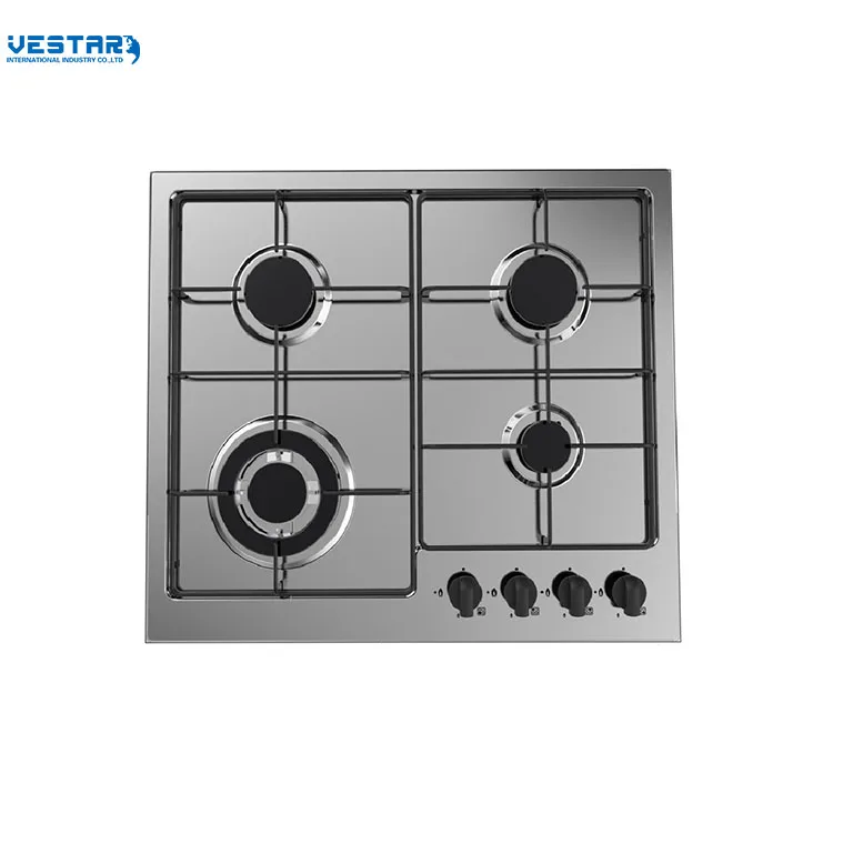 60cm 4 burners home appliance kitchen recessed black tempered glass gas stove cooker gas hob