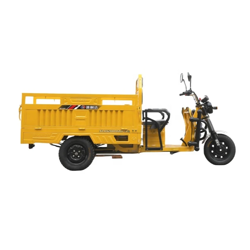 Stainless Steel Electric Cargo Tricycles 3 Wheel Motorcycles Cheap Price Electric Off Road Adult Tricycle on Sale
