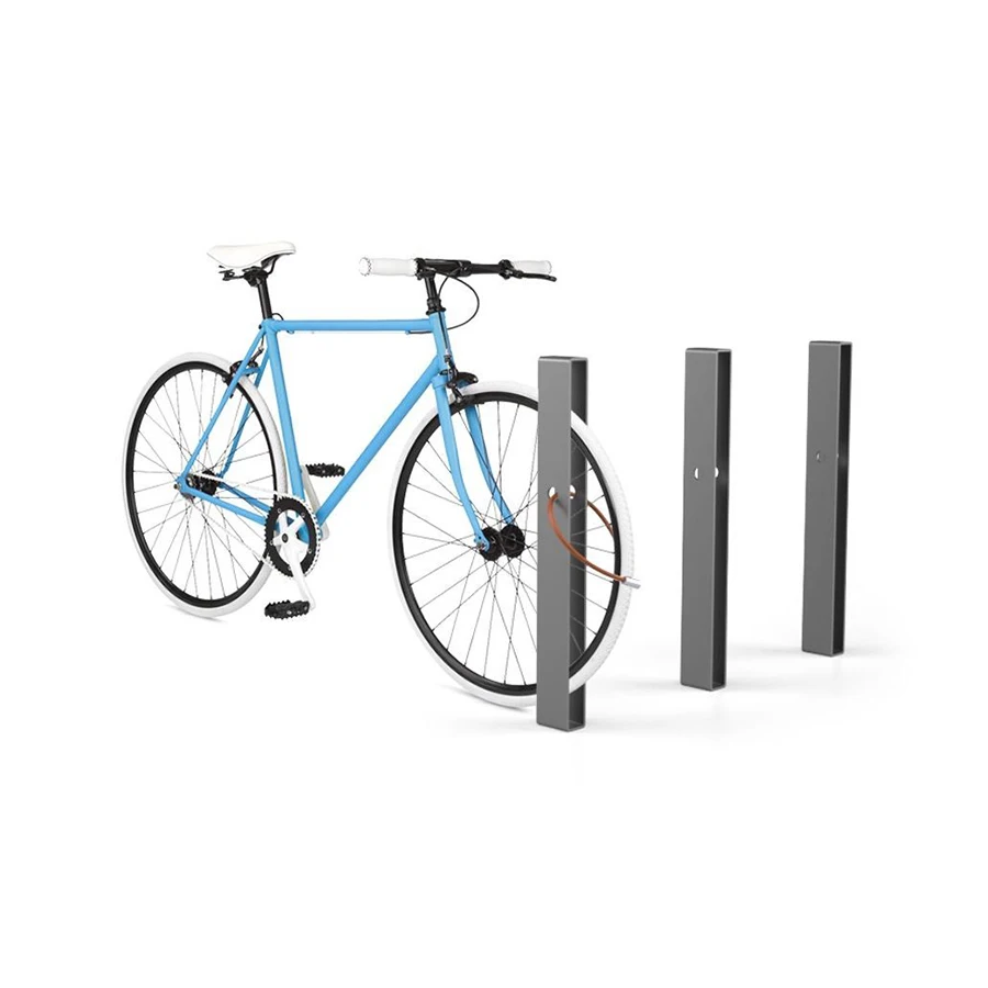 Floor Bicycle Carrier Iron Titanium Garage Floor Bike Rack Parking 1 Place Cycle Stand City Parking For Bicycle